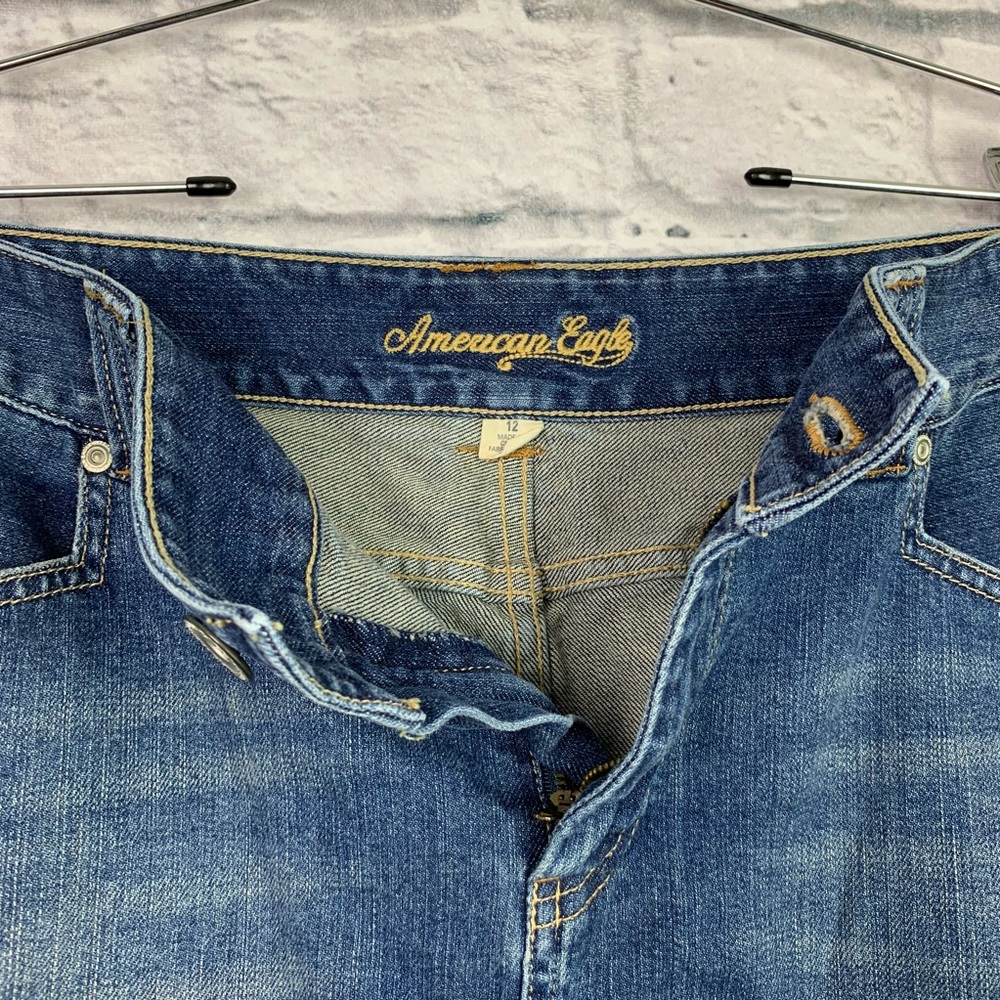 American Eagle Outfitters Blue Denim Skirt - Picture 4 of 6